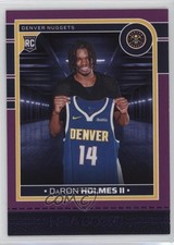2024-25 Panini NBA Hoops Rookies Purple DaRon Holmes II #252 1kx5