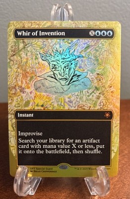 MTG Whir of Invention Borderless First-Place Foil Special Guests (SPG) 96 Magic