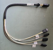 Mini SAS cable to 4-SATA SFF-8087 Multi-Lane connectors, Internal Cable