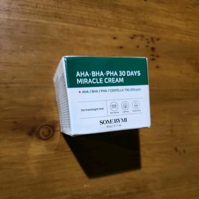 [ SOMEBYMI ]  AHA BHA PHA 30 Days Miracle Cream 60g + 1 Sample US Seller Sale!
