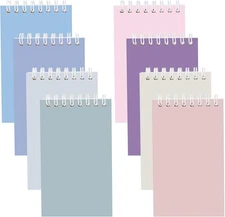 Ddaowanx Small Notebooks,3x5 Pocket Spiral Notepads With Lined Delight Colors 