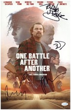 One Battle After Another Signed 11x17 Photo Movie Poster Leonardo DiCaprio ACOA