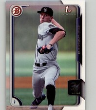 2015 Bowman Draft Mike Nikorak #31 Colorado Rockies