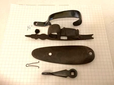 Misc. Vintage Long Gun Parts, Trigger Guards, Butt Plate, Top Lever