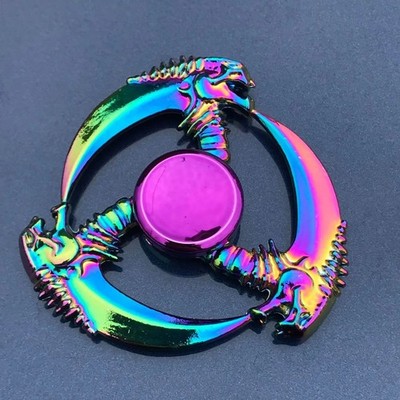 1 piece set colorful spinner for adult zinc alloy stress anxiety relief toy gift