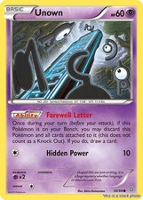 Unown C 30/98 AOR Pokemon on eBay