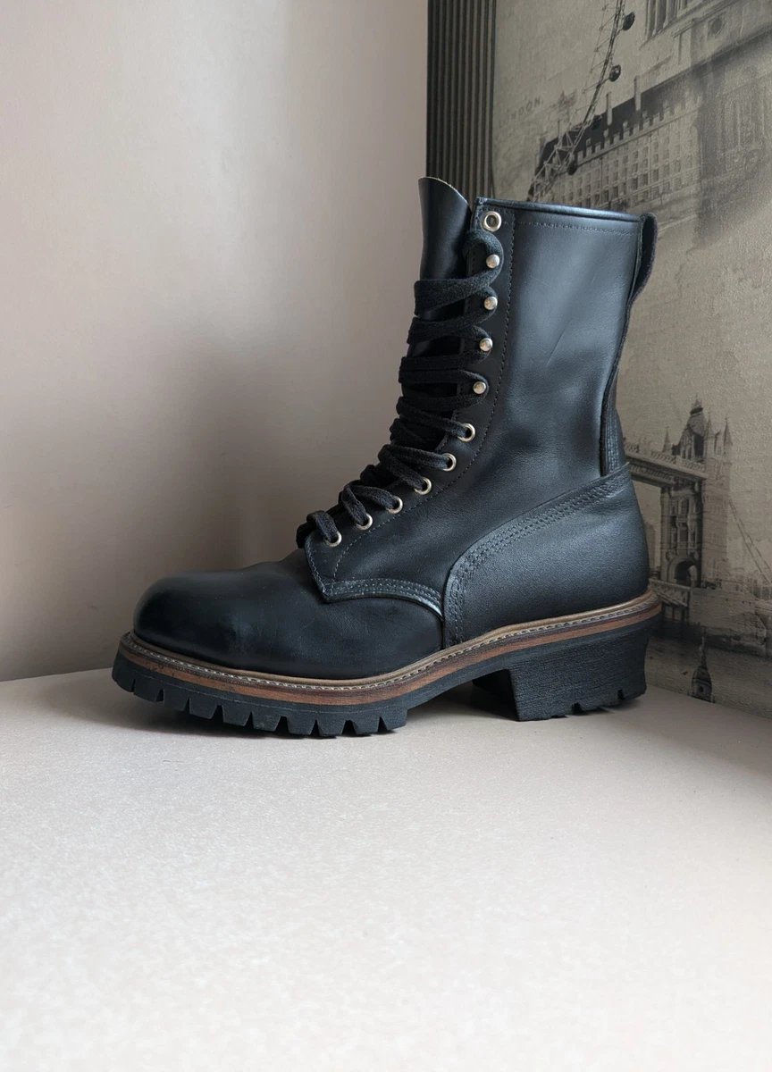 Red Wing Shoes Lace Up Black Boots for Men for Sale | Shop New