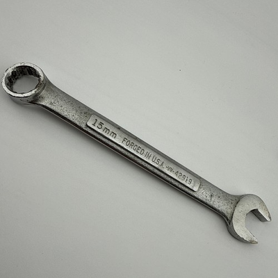 #ad Craftsman 15mm Combination Wrench Vintage Made in USA 42919 $12.64
