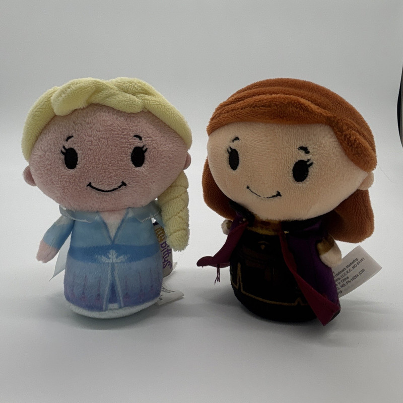 Hallmark Itty Bittys Disney Frozen Elsa & Anna Mini Plush Dolls Set of 2 2019