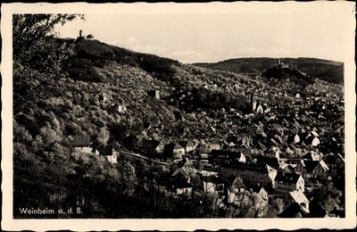 Postcard Weinheim an der Bergstraße Baden, general view - 2942981