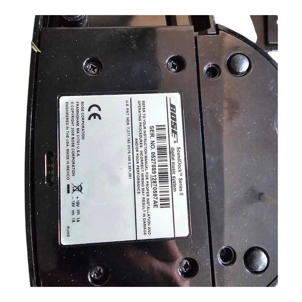 Bose SoundDock Speaker + Apple IPod Touch + Mains Cables Tested Working - Image 2 of 4