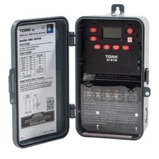 TORK 30 Amp 120-Volt to 277-Volt SPST 24-Hour Digital 1 Channel Timer Switch-New
