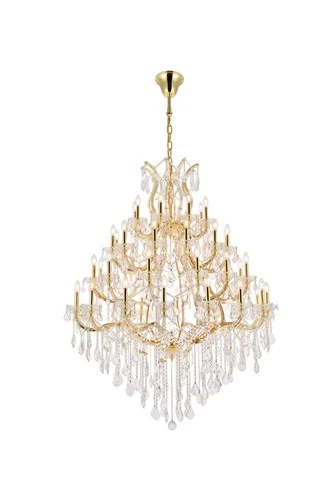 Elegant Lighting 2800G46/RC Maria Theresa 49 Light 46"W Crystal - Chrome - Picture 2 of 12