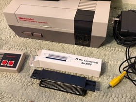 Original NES Console + 2 Zelda Cartridges + 1 Controller and Cables (NEW 72 pin)
