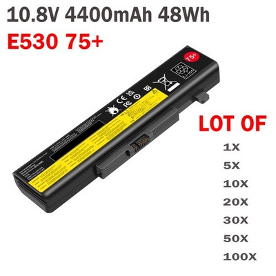 75+ LOT E530 Battery For Lenovo ThinkPad E430 E435 E535 45N1042 45N1043 4400mAh