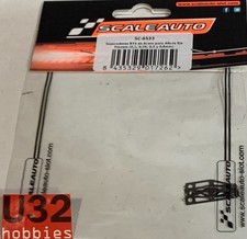 Slot Car Scaleauto SC-6533 Spacers RT4 In Steel For Rear Axle Height