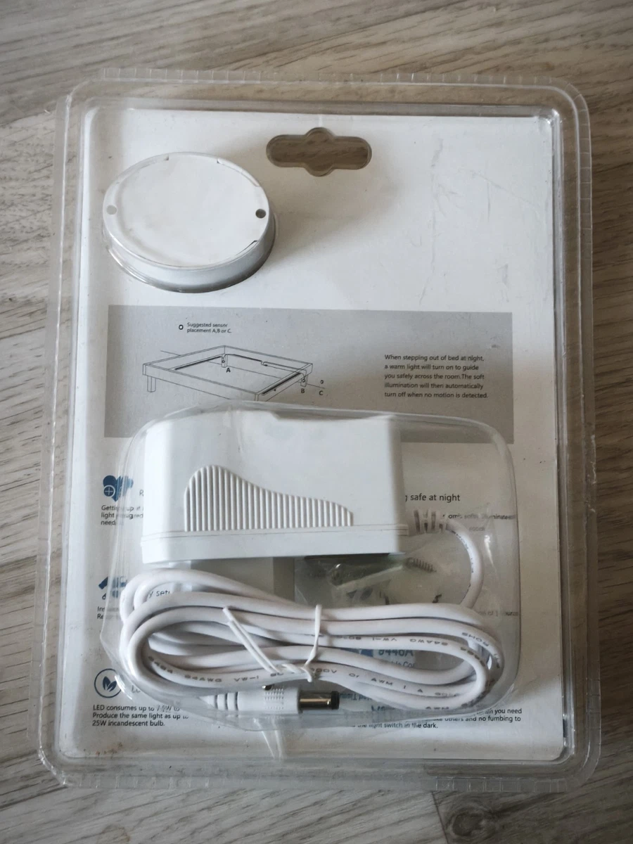 Luz de cama LED digital sensor de movimiento luz nocturna NUEVO 3000K