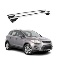 DachträGer GrundtäGer FüR Ford Kuga I 2008-2012 75Kg Aluminium Silber 2Tlg