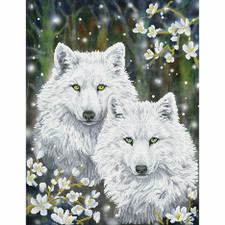 Diamond Dotz - Diamond Painting Kit - Winter Wolves - Advanced Level