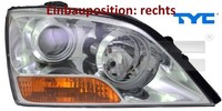 TYC 20-12523-15-2 Hauptscheinwerfer Rechts Scheinwerfer Frontscheinwerfer
