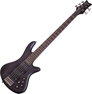 Schecter Stiletto Studio-5 Electric Bass See-Thru Black Satin