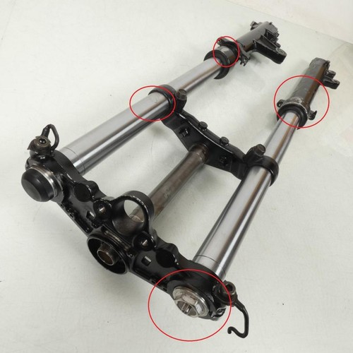 Fourche avec tés Showa pour moto Honda Vf 500 F2 1984 à 1985 MF2-861 Occasion - Photo 5/5