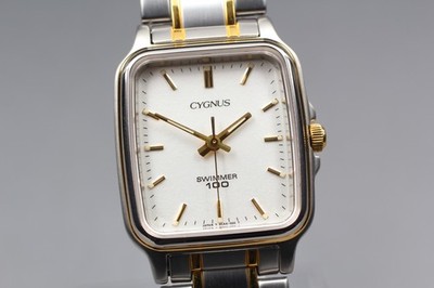 MINT w/ Tag* Orient Cygnus UCAA-B0 Swimmer 100 Tank Quartz 28mm Men's Watch