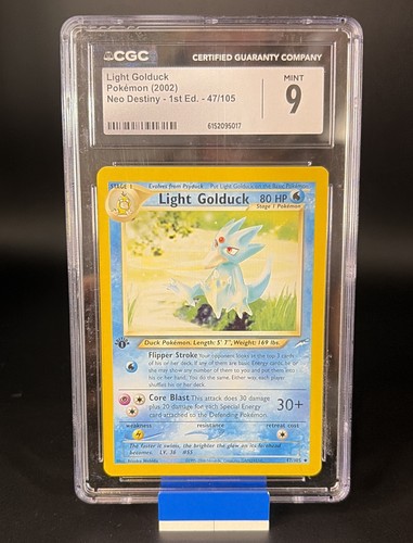 Light Golduck (1st Edition) graded CGC 9 for sale on eBay