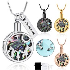 Mountains-Faith Cremation Urn Necklace for Ashes Keepsake Ash Cremation Jewelry