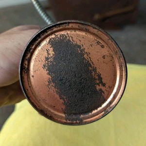 Vintage Copper/Brass Metal Oiler Can with Flexible Spout