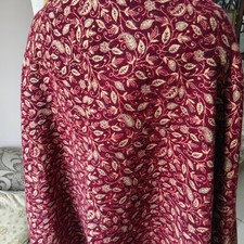 THICK WARM Tibet gift yak wool teal shawl Reversible design Throw unisex Blanket