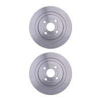 2 Bremsscheiben Voll Ø 55 Mm 9 Mm Hella Passend FüR U.A. Toyota Yaris