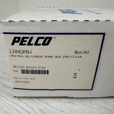 Pelco Spectra HQ Lower Dome Black And Clear LDHQPB-1