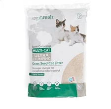 20lbs So Phresh Cat Litter Lightly Scented Grass Seed Extreme Clumping 20 lb Bag