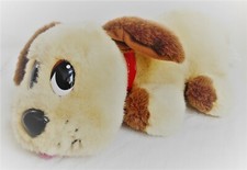 Animated Pound Puppy 15" Barking Panting Tan 2004 Red Collar