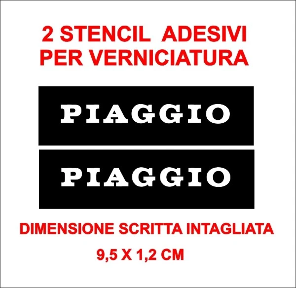 Adesivi Stencil sella vespa piaggio ciao si logo per verniciatura restauro