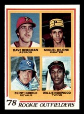 1978 Topps Baseball #705 Rookie Outfielders NM/MT *d9
