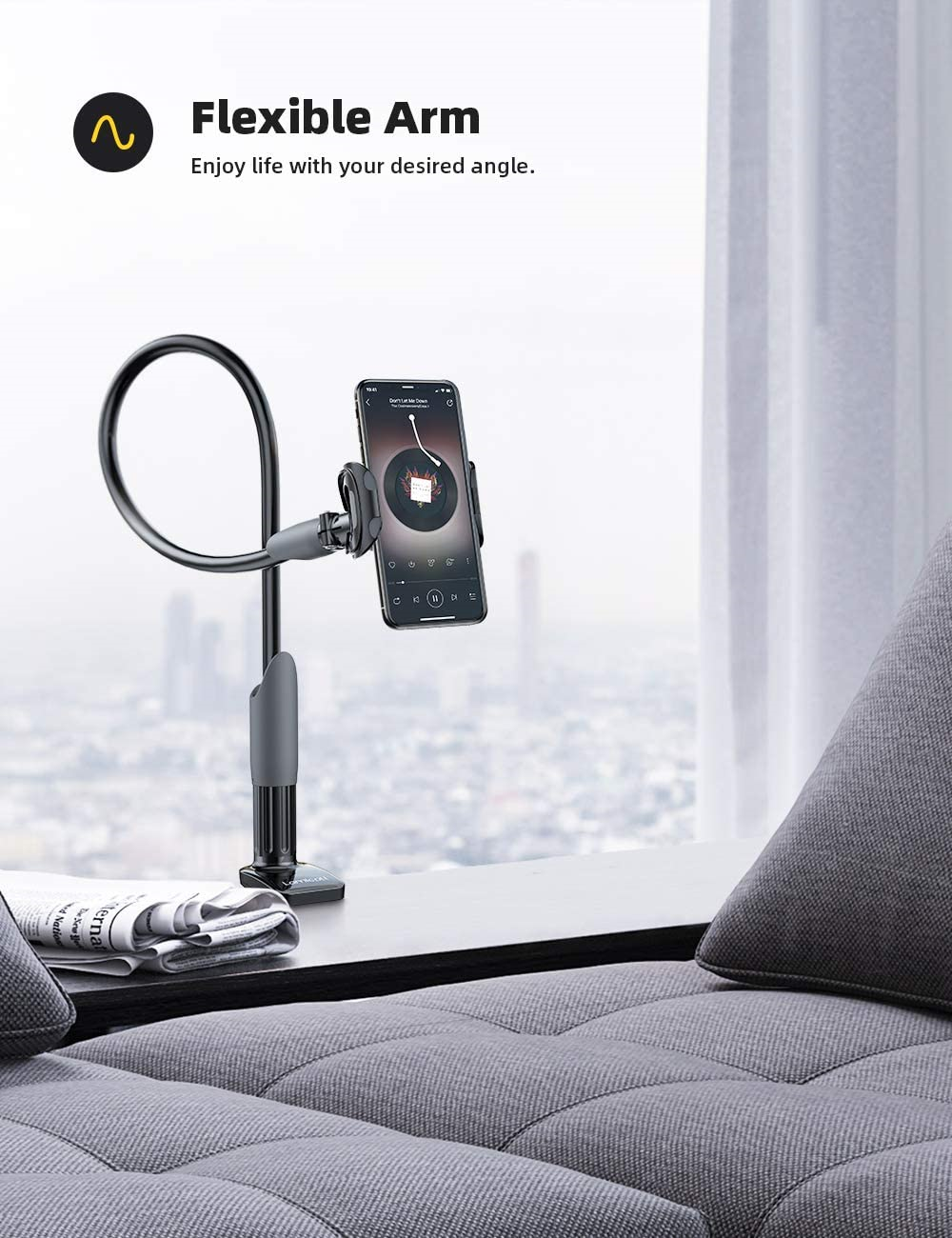 lamicall gooseneck phone holder