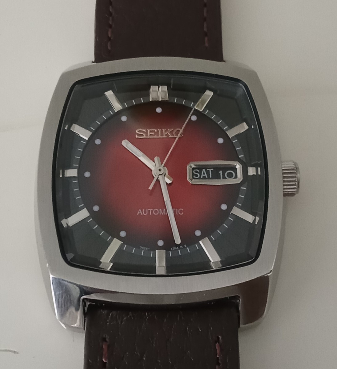 Seiko Recraft Automatic Red Dial Men's Watch - SNKP23 | eBay