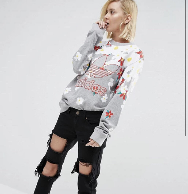 pharrell williams trefoil sweatshirt