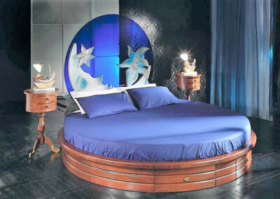 Letto rotondo letto con materasso rotondo letto con luna e stelle