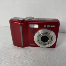 Samsung Digimax S630 6.0MP Digital Camera - Red PARTS Or REPAIR Only