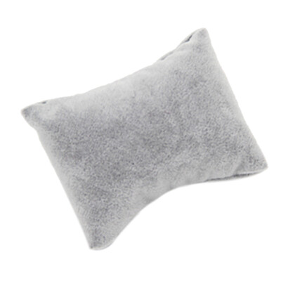 5 Coussins Velours Gris Pour Montre Et Bracelet – Présentoir Bijoux – Neuf