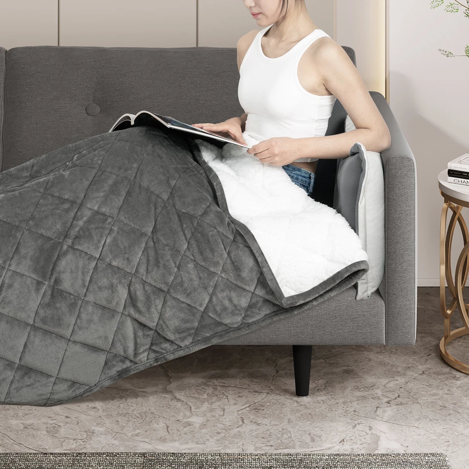 Gewichtsdecke Weighted Blanket Therapiedecke Schwere Baumwolle Sensory Bettdecke - Bild 3 von 4