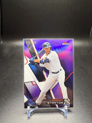 2018 Topps Finest - Purple Refractor #29 Giancarlo Stanton /250