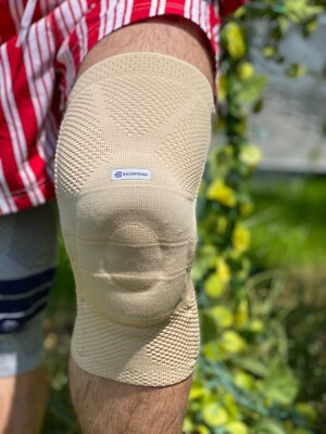 Bauerfeind GenuTrain Size 6 Knee Joint Brace Patella Support Bandage Sleeve ACL