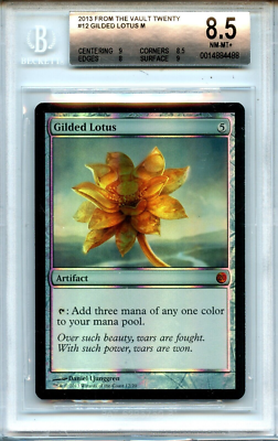 MTG Gilded Lotus BGS 8.5 NM/MT+ FTV Twenty Magic Mystic Foil