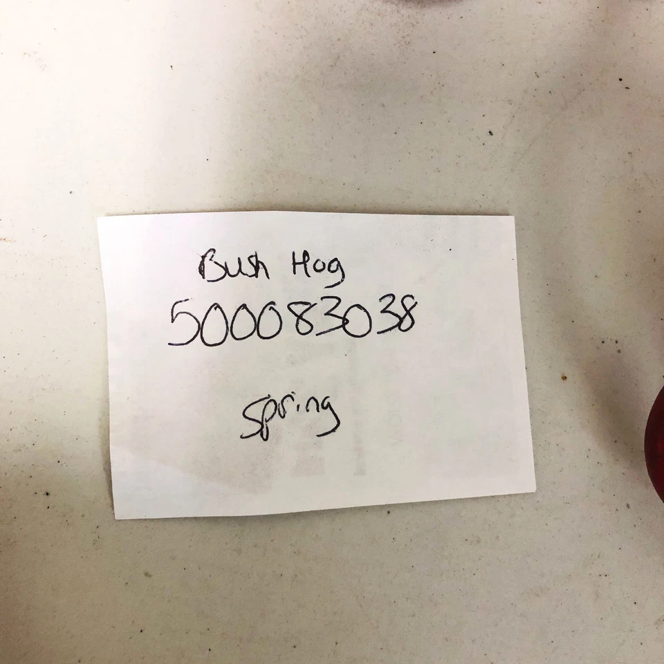 Bush Hog 500083038 Extension Spring 8" L x 1.5" OD OEM New Old Stock NOS - Image 2 of 4