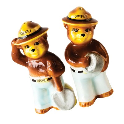 Smokey Bear Replica Vintage-Style Salt And Pepper Shakers Set (844828054605)