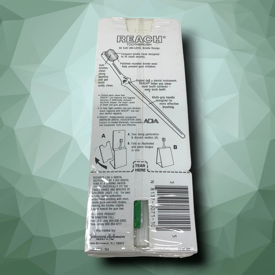 Vintage 1984 NEW Reach Child's Turtle Toothbrush Folding Holder TV Movie Prop - Image 2 of 3